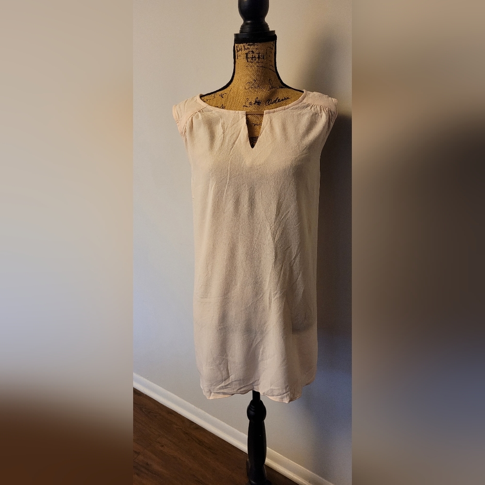 Blush Sleeveless Blouse